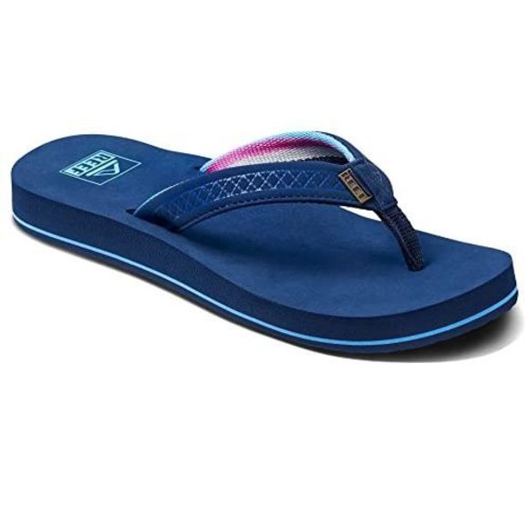 REEF Women's Cora Sandals, Peacoat Stripe, 8 - Picture 1 of 1